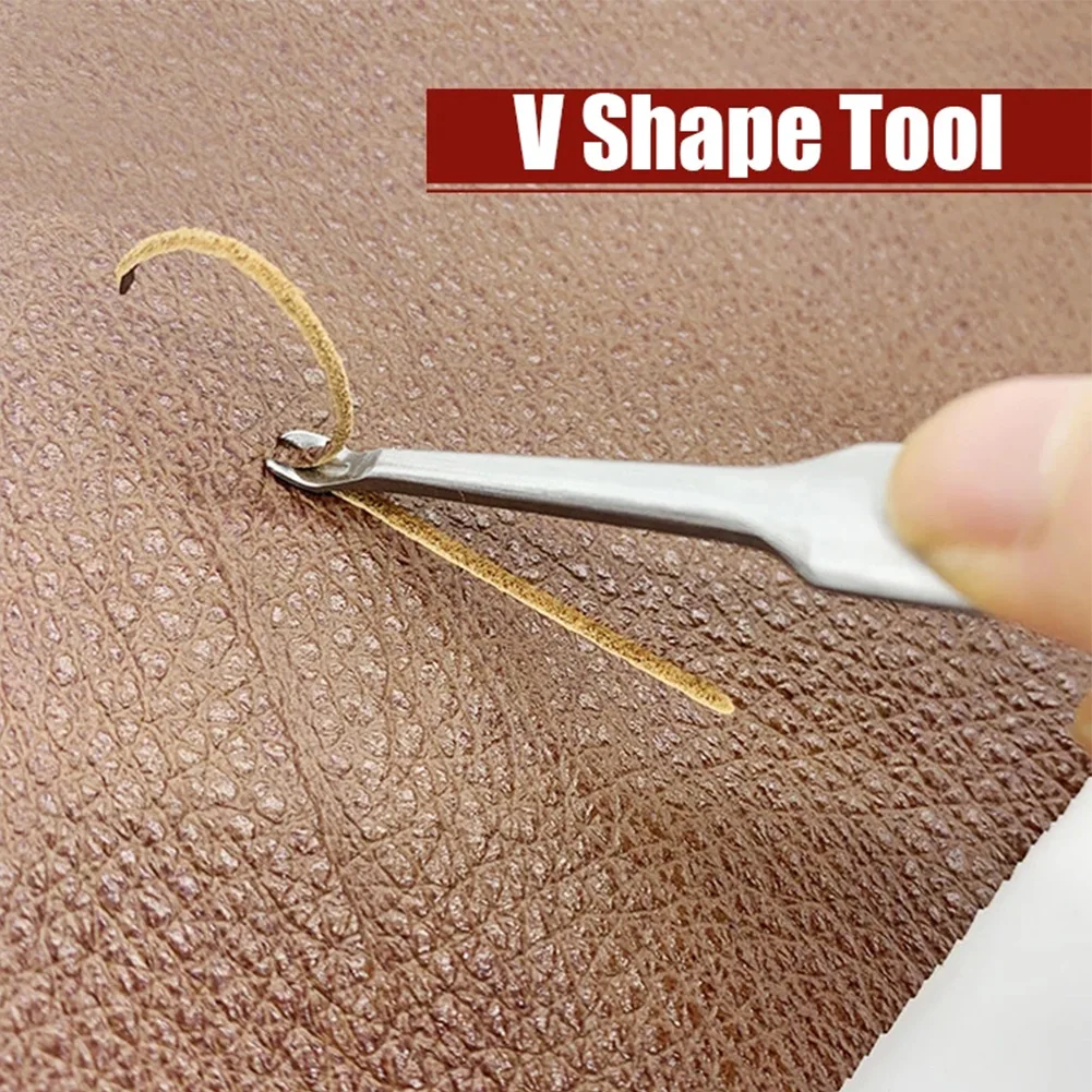 New 2pcs Leather Stitching Skiving Slotter Edge Beveler U V Shaped Cutter Punch Groover Handmade Craft Tool Set Belt Edge
New 2pcs Leather Stitching Skiving Slotter Edge Beveler U V Shaped Cutter Punch Groover Handmade Craft Tool Set Belt Edge