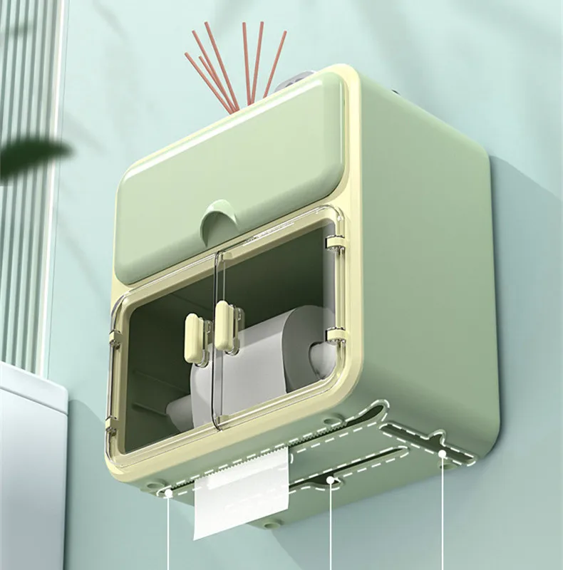 Light Luxury Bathroom Wall Tissue Box Home Wall Mounted Waterproof Toilet Shelf Tissue Storage Shelf Toilet Roll Paper Holder
Light Luxury Bathroom Wall Tissue Box Home Wall Mounted Waterproof Toilet Shelf Tissue Storage Shelf Toilet Roll Paper Holder