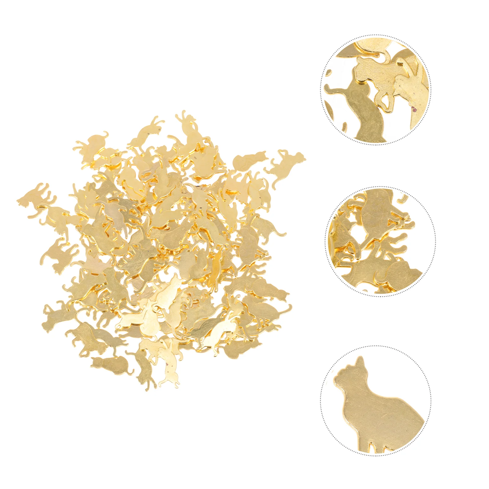 120 Pcs Nails Gems Cat Glue Seal Shaped Pendants Mini Filler Charms Decorate Jewelry Making Materials Alloy DIY 
120 Pcs Nails Gems Cat Glue Seal Shaped Pendants Mini Filler Charms Decorate Jewelry Making Materials Alloy DIY