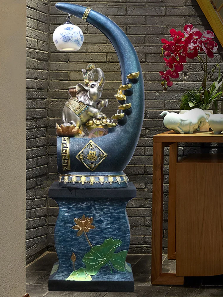TTNewChinese Style Large FloorGift Fountain Humidifier Restaurant Waterscape Office Elephant Flowing Water Ornaments Decorations
TTNewChinese Style Large FloorGift Fountain Humidifier Restaurant Waterscape Office Elephant Flowing Water Ornaments Decorations