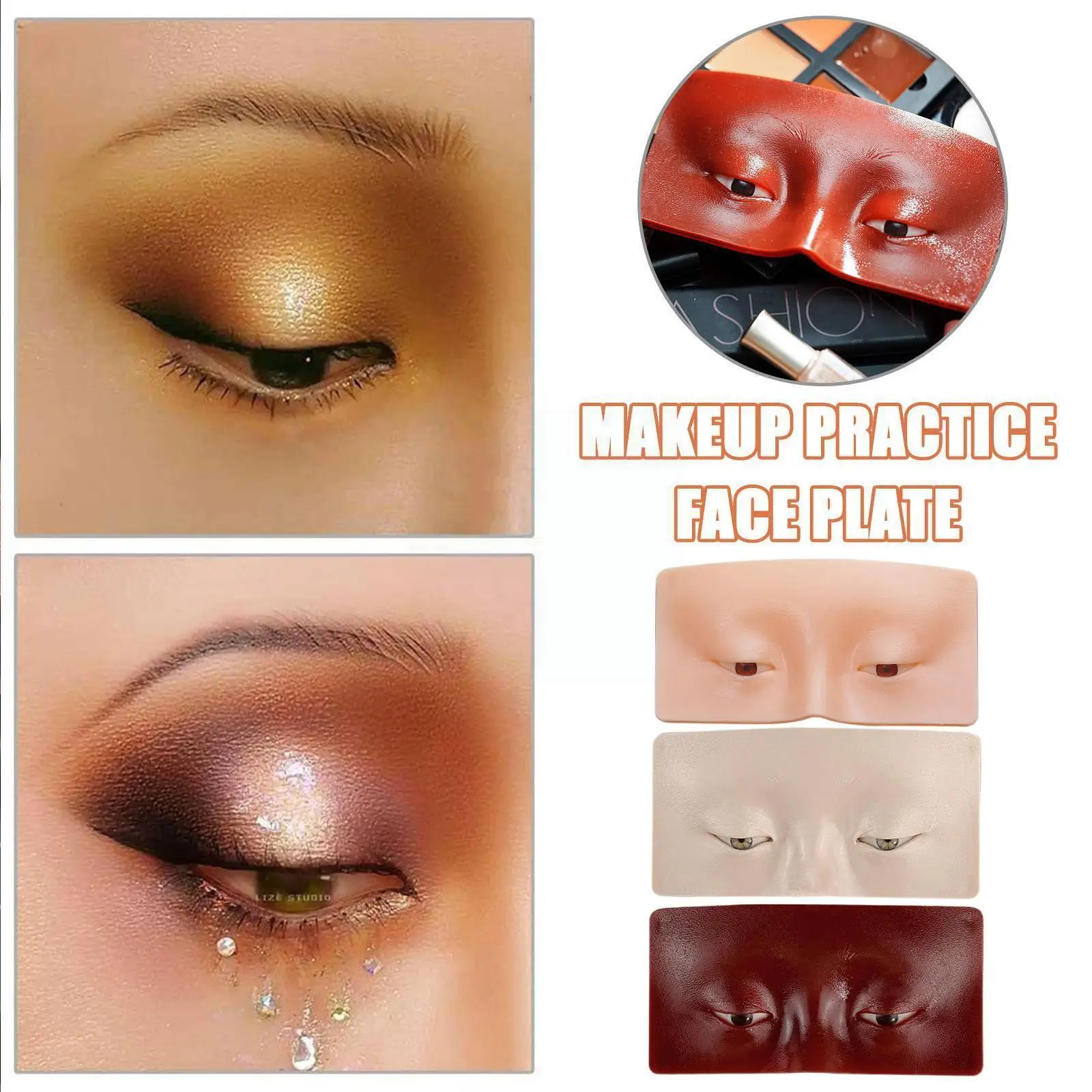 Reusable 5d Cosmetic Makeup Practice Board Pad Skin Eye Face Solution Makeup Mannequin Silicone For Training Supplies I2a7
Reusable 5d Cosmetic Makeup Practice Board Pad Skin Eye Face Solution Makeup Mannequin Silicone For Training Supplies I2a7