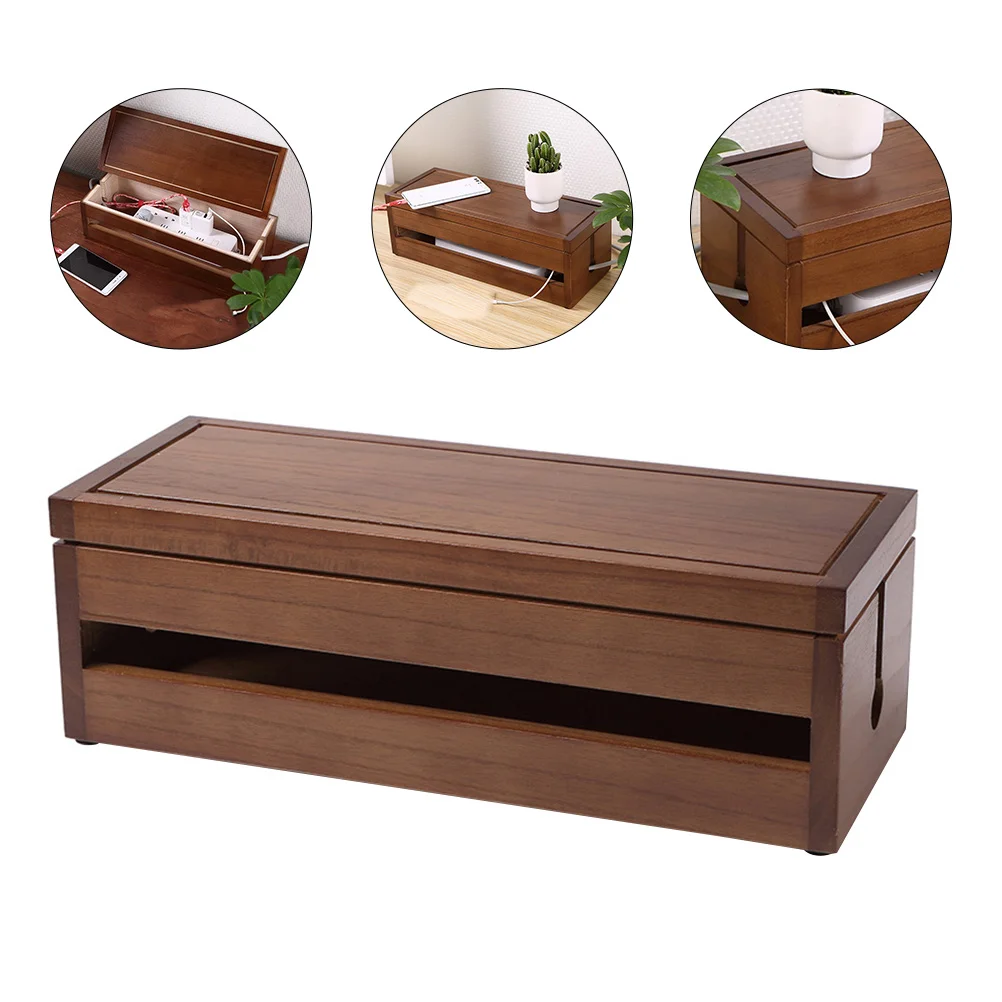 Solid Wood Wiring Box Power Strip Desk Cable Case Socket Organizer Plug Arrangement Protector Paulownia Main Storage containers
Solid Wood Wiring Box Power Strip Desk Cable Case Socket Organizer Plug Arrangement Protector Paulownia Main Storage containers