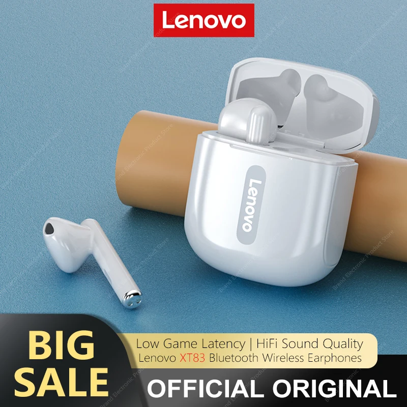 

Original Lenovo XT83 TWS Semi-in-ear Earphones Bluetooth True Wireless Earbuds with Touch Control Headset
