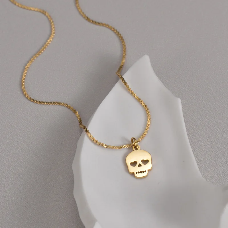 Stainless Steel Trendy Fashion Non-mainstream Exaggerated Personality Skull Necklace Men's Trend Pendant Necklace Jewelry
Stainless Steel Trendy Fashion Non-mainstream Exaggerated Personality Skull Necklace Men's Trend Pendant Necklace Jewelry