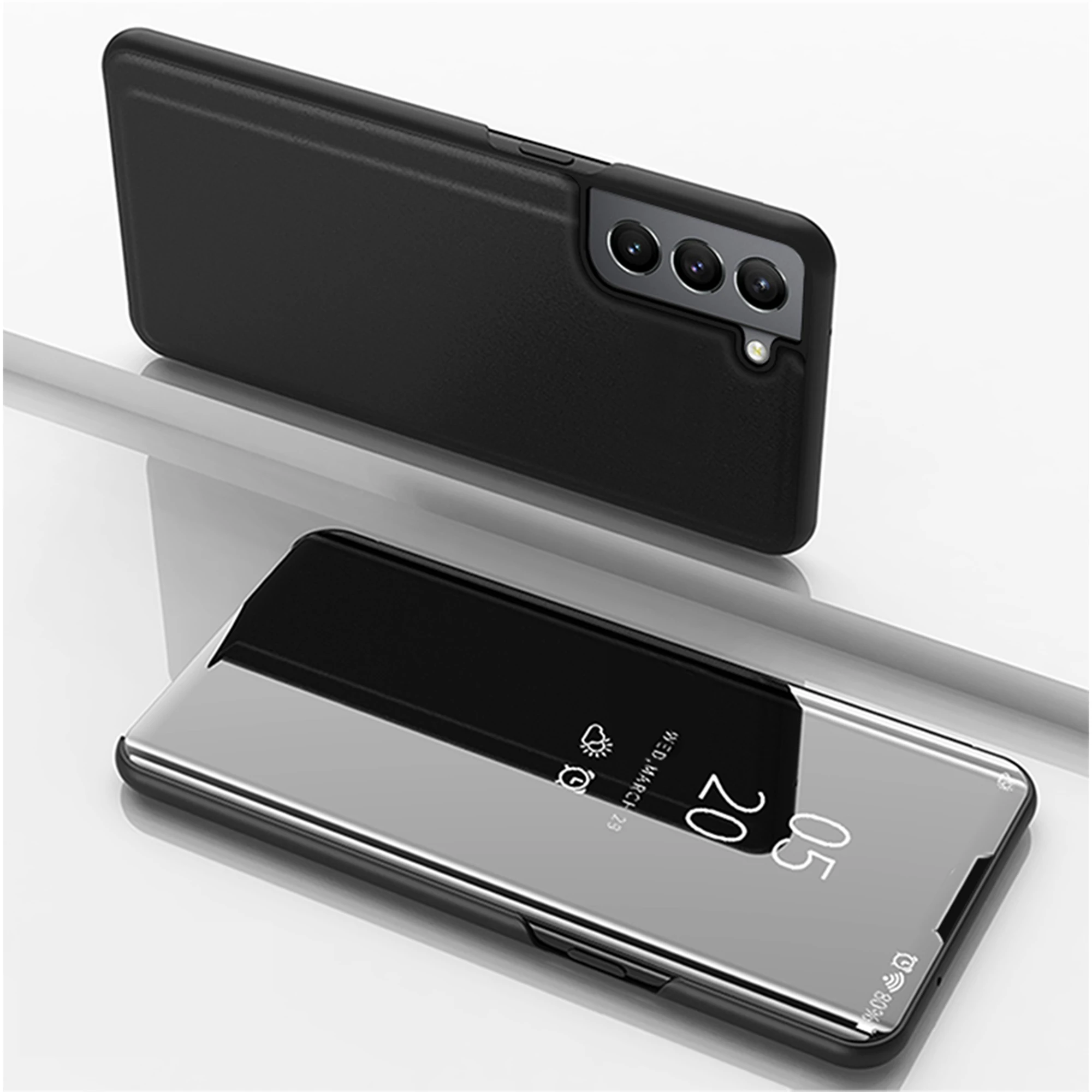 Чехол для Samsung Galaxy S22 Business Покрытие Зеркальная кожа Clear View Smart Stand Противоударный флип-чехол для Samsung Galaxy S22
Чехол для Samsung Galaxy S22 Business Покрытие Зеркальная кожа Clear View Smart Stand Противоударный флип-чехол для Samsung Galaxy S22