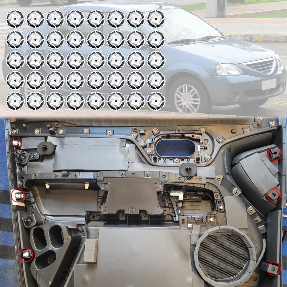 40Pcs Door Panel Card Trim Clip For Renault Captur Clio Fluence Kangoo Scenic Twingo Zoe 2013 - 2018 Kadjar 2015 - 2022 Latitude
40Pcs Door Panel Card Trim Clip For Renault Captur Clio Fluence Kangoo Scenic Twingo Zoe 2013 - 2018 Kadjar 2015 - 2022 Latitude