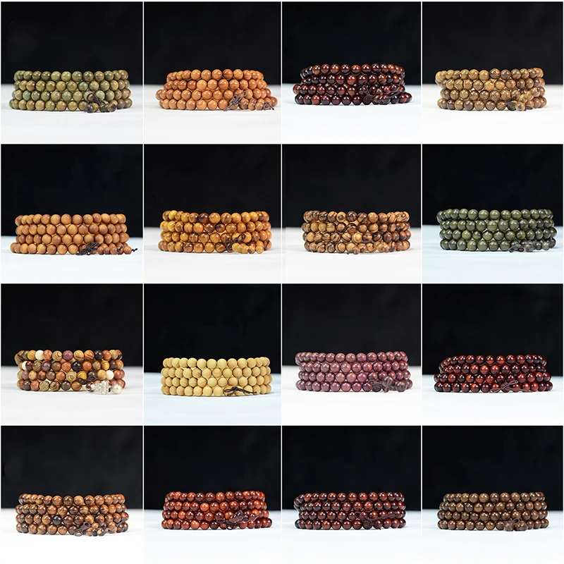 Natural Rosewood/Sandalwood Round Beads Bracelets 8mm 108pcs Elastic Rope Handwoven Wooden Wristbands Zen Yoga Prayer Jewelrys
Natural Rosewood/Sandalwood Round Beads Bracelets 8mm 108pcs Elastic Rope Handwoven Wooden Wristbands Zen Yoga Prayer Jewelrys