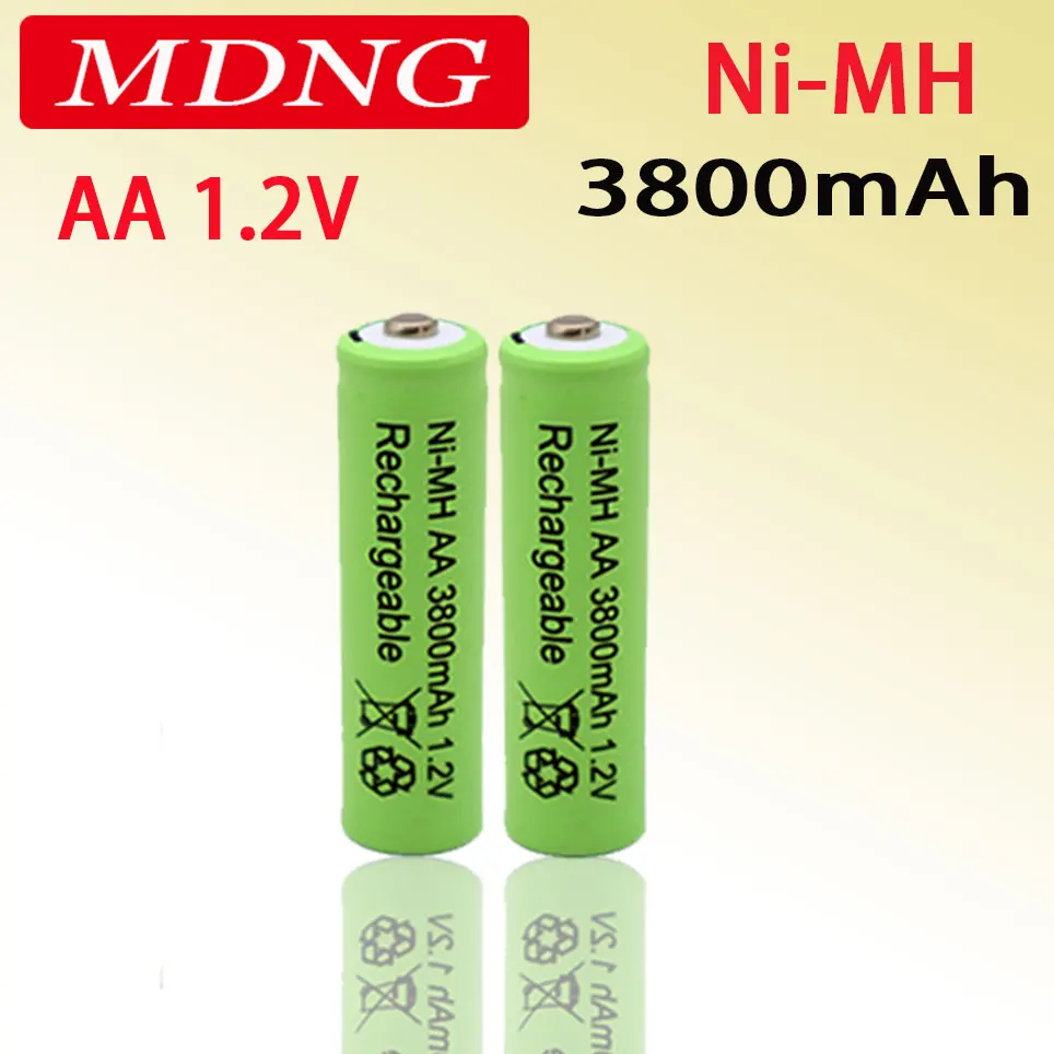 3800mAh AA 1.2V battery Ni-MH rechargeable battery for Toy Remote control Rechargeable Batteries AA 1.2v 3800mah battery
3800mAh AA 1.2V battery Ni-MH rechargeable battery for Toy Remote control Rechargeable Batteries AA 1.2v 3800mah battery