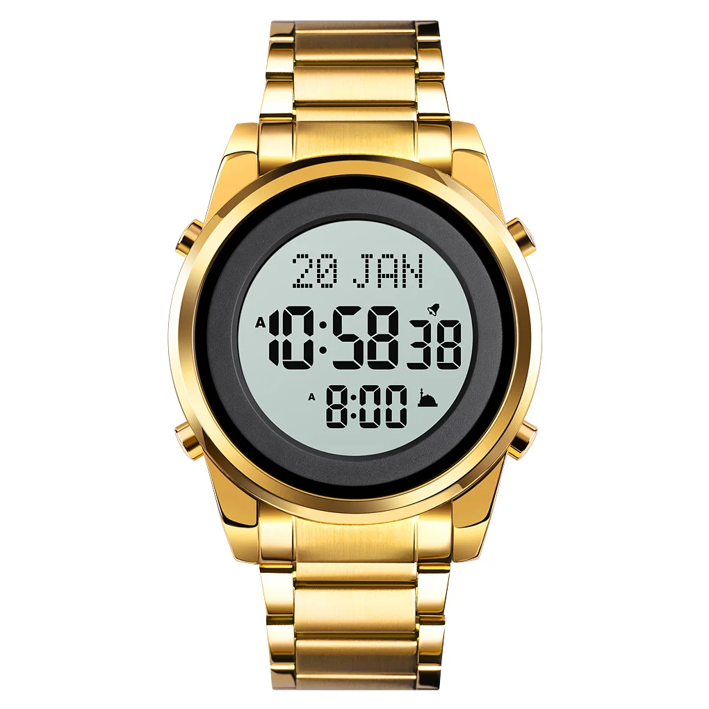 Al Harmain Muslim Prayer Azan Time Qibla Direction Showing Mosque Al Fajar Islamic Waterproof Digital Watch,XC75VB
Al Harmain Muslim Prayer Azan Time Qibla Direction Showing Mosque Al Fajar Islamic Waterproof Digital Watch,XC75VB