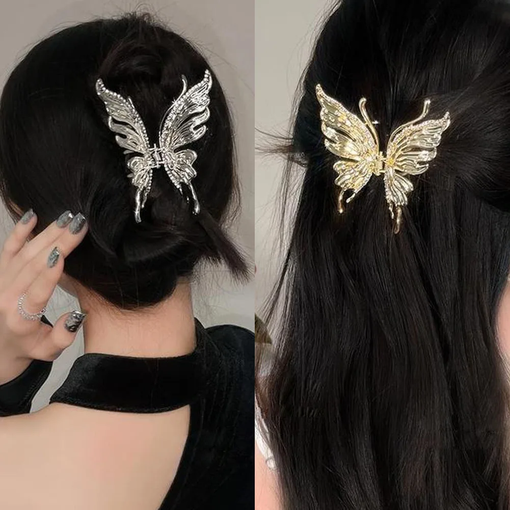 Big Butterfly Hair Clip Elegant Gold Vintage Hair Clips Silver Hair Accessories For Women Girl Geometric Hair Claw New Hair Crab
Big Butterfly Hair Clip Elegant Gold Vintage Hair Clips Silver Hair Accessories For Women Girl Geometric Hair Claw New Hair Crab