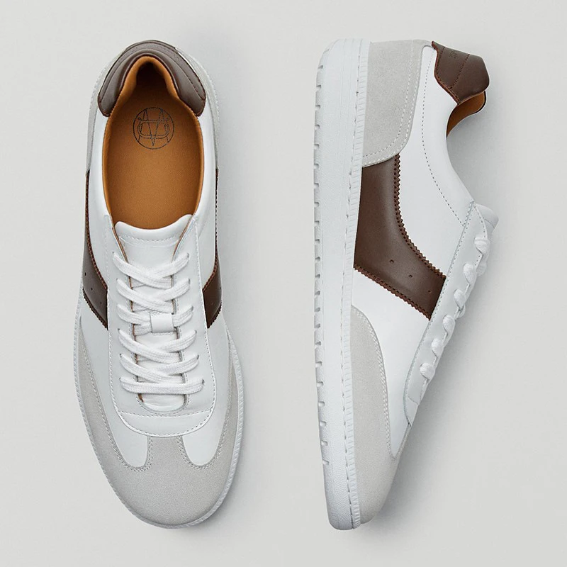 2022 New Casual Sneakers Luxury Designer High Quality Genuine Leather Rubber Sole Lace-up Sports Flat Men Shoes Zapatillas
2022 New Casual Sneakers Luxury Designer High Quality Genuine Leather Rubber Sole Lace-up Sports Flat Men Shoes Zapatillas