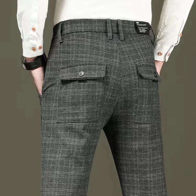 Plaid Pants Men 2022 Summer Business Dress Slim Fit Skinny Trousers Male Cheap Clearance Casual Stretch Vintage Black Work Pants
Plaid Pants Men 2022 Summer Business Dress Slim Fit Skinny Trousers Male Cheap Clearance Casual Stretch Vintage Black Work Pants
