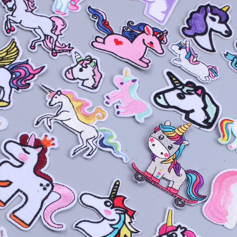Anime Unicorn Embroidered Patches for Clothing Thermoadhesive Patches Cartoon Cute Animals Badges T-shirt Velcro Patch Appliques
Anime Unicorn Embroidered Patches for Clothing Thermoadhesive Patches Cartoon Cute Animals Badges T-shirt Velcro Patch Appliques