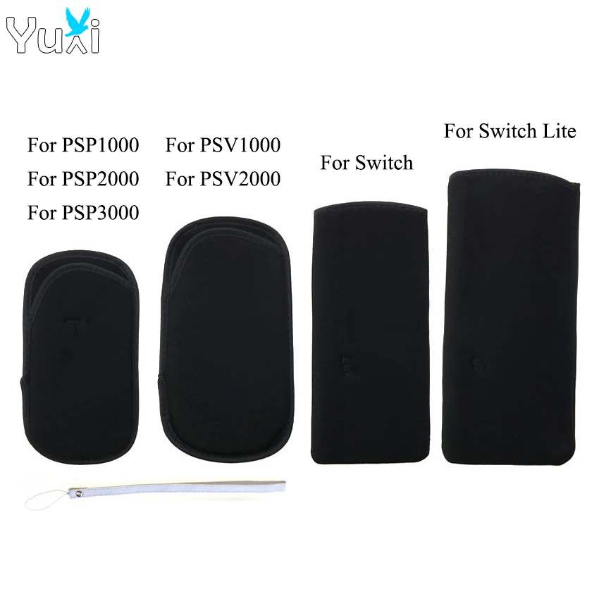 

YuXi Anti-shock Soft Cover Carry Case Bag Pouch For PSV PSP 1000 2000 3000 For Switch / Lite Console Sponge Storage Bag