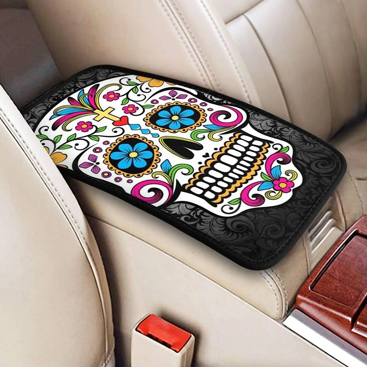 Halloween Skull Center Console Cover Pad Car for Women Universal Vehicle Truck Auto Armrest Decoration Cushion
Halloween Skull Center Console Cover Pad Car for Women Universal Vehicle Truck Auto Armrest Decoration Cushion