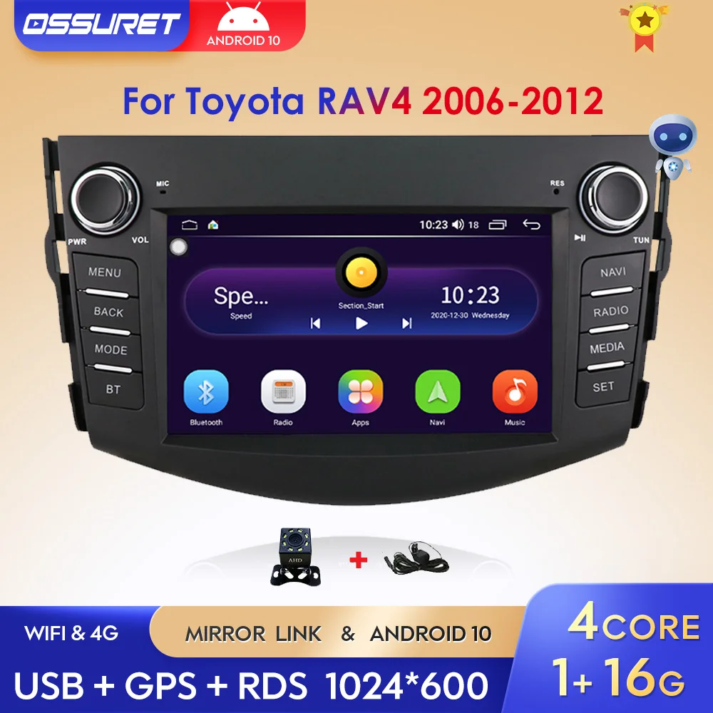 7'' for Toyota RAV4 RAV 4 2006-2012 Android Auto AI Voice 2Din Car Radio Multimedia Player GPS Track Carplay Stereo RDS AHD Wifi
7'' for Toyota RAV4 RAV 4 2006-2012 Android Auto AI Voice 2Din Car Radio Multimedia Player GPS Track Carplay Stereo RDS AHD Wifi