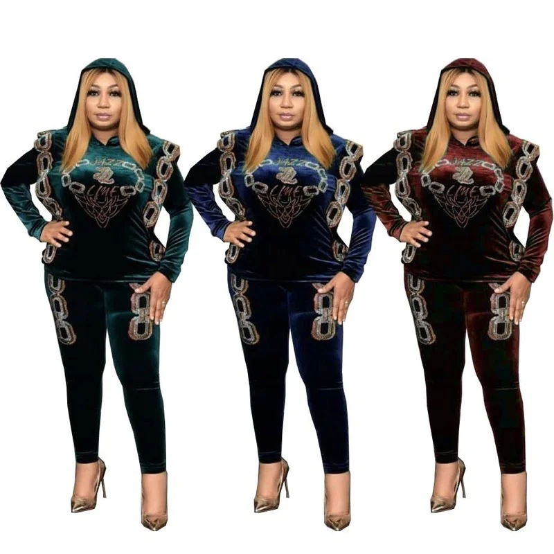 YU HE Spring New Women's Flannel Hot Drill Sports Casual Fashion Hooded Zipper Jacket Pencil Pants Temperament Street Fashion
YU HE Spring New Women's Flannel Hot Drill Sports Casual Fashion Hooded Zipper Jacket Pencil Pants Temperament Street Fashion
