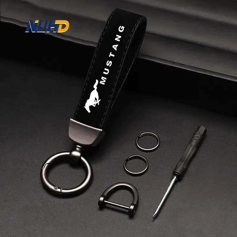 Suede Car Keychain For Ford Mustang GT 350 500 F-150 F-250 F-350 Explorer Edge Sheley Car Key Rings Metal Anti-loss Accessories
Suede Car Keychain For Ford Mustang GT 350 500 F-150 F-250 F-350 Explorer Edge Sheley Car Key Rings Metal Anti-loss Accessories