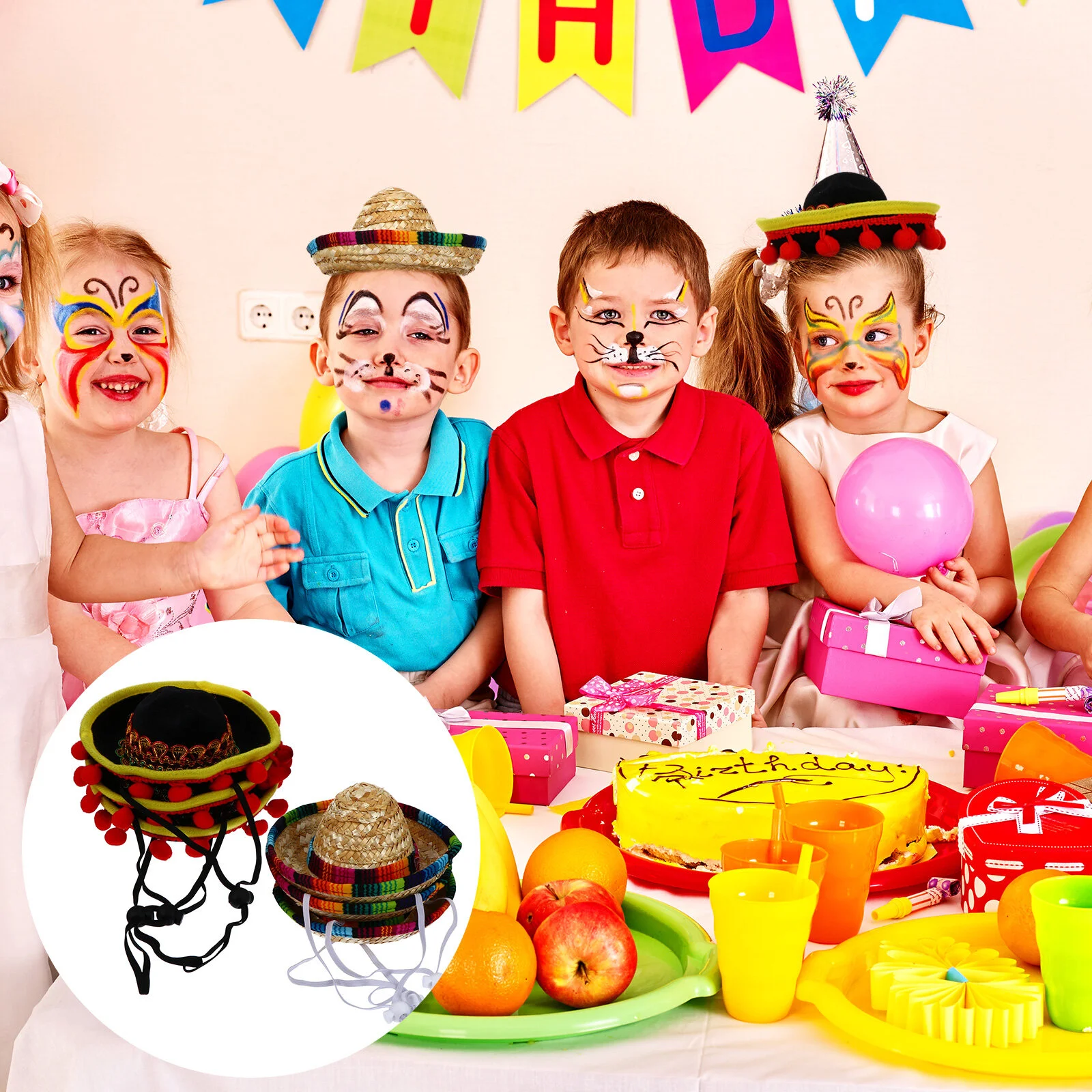 6 Pcs Hawaii Costumes For Kids Hats Pets Beach Cowboy Headgear Mini Adorable Mexican Dress Polyester Round Child Kids
6 Pcs Hawaii Costumes For Kids Hats Pets Beach Cowboy Headgear Mini Adorable Mexican Dress Polyester Round Child Kids