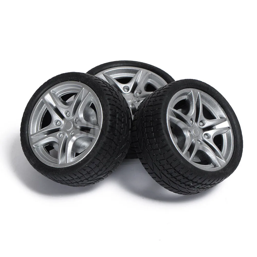 10PCS 48mm Plastic Rubber Tires Wheel for 3mm Shaft RC 10/1 Car Vehicle Toy DIY Parts
10PCS 48mm Plastic Rubber Tires Wheel for 3mm Shaft RC 10/1 Car Vehicle Toy DIY Parts
