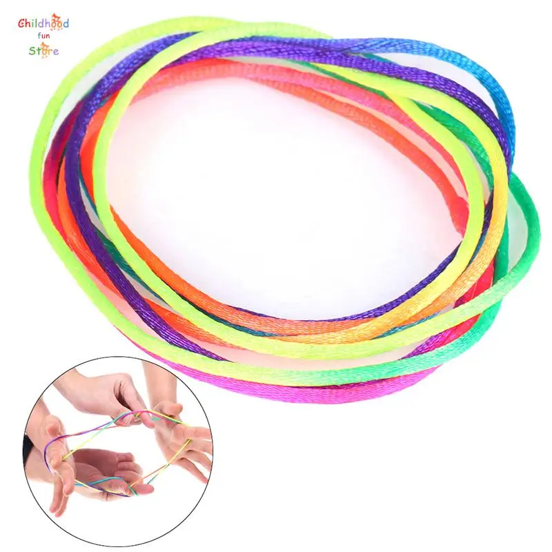 HOT! 1pc Rainbow Color Fumble Finger Thread Nylon Rope String Game Developmental Toy Puzzle Educational Game for Children Kids
HOT! 1pc Rainbow Color Fumble Finger Thread Nylon Rope String Game Developmental Toy Puzzle Educational Game for Children Kids