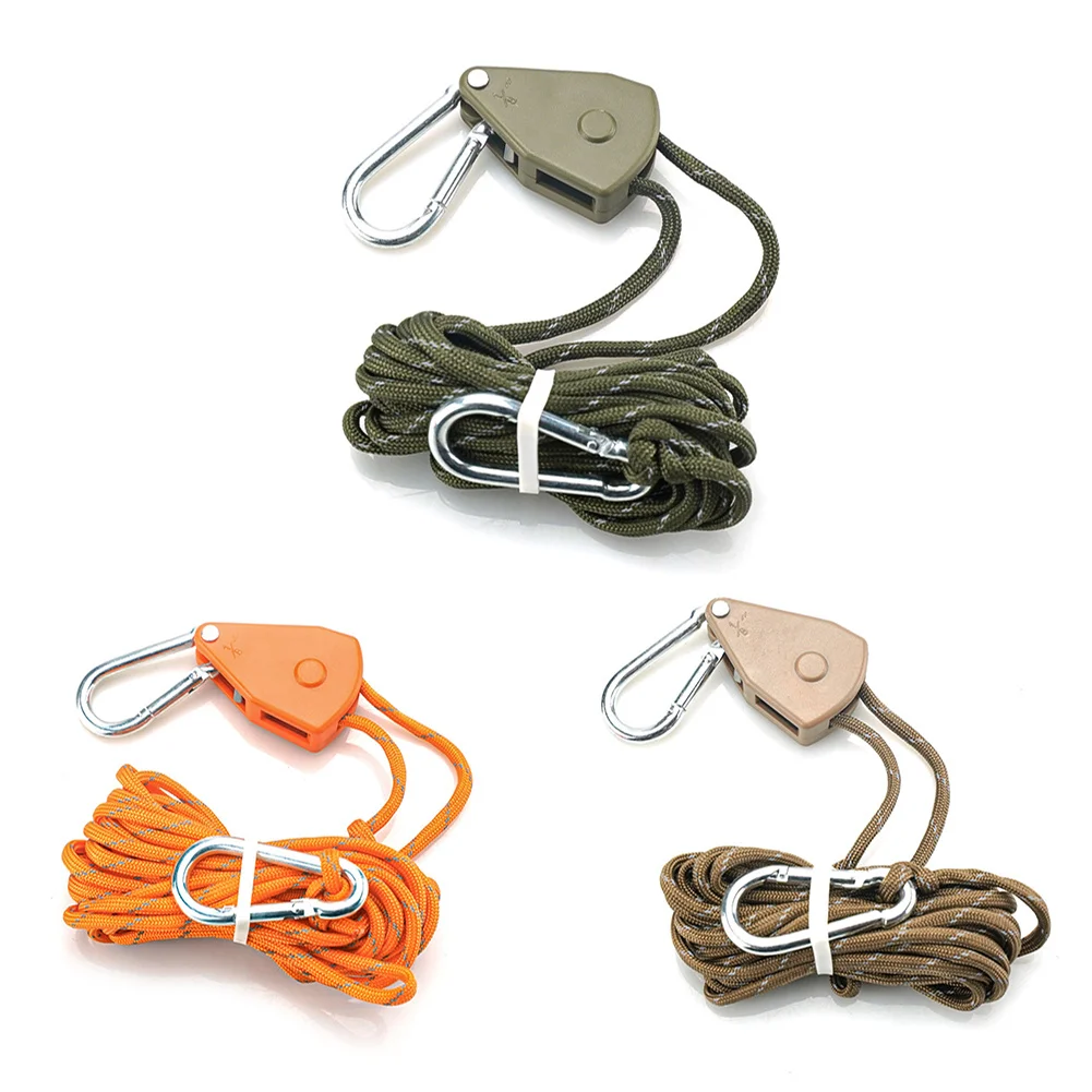 1 Piece Pulley Adjusting Rope Buckle With Carabiner Buckle Adjustable Secure Fast Locking Non Slip Camping Equipment
1 Piece Pulley Adjusting Rope Buckle With Carabiner Buckle Adjustable Secure Fast Locking Non Slip Camping Equipment