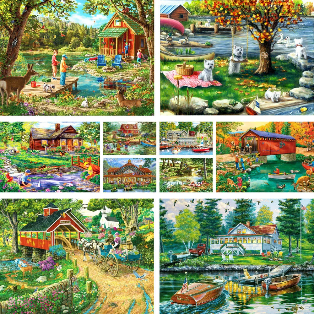 Landscape Cartoon House Painting By Numbers Complete Kit Oil Paints 50*70 Canvas Painting Wall Paintings For Adults For Drawing
Landscape Cartoon House Painting By Numbers Complete Kit Oil Paints 50*70 Canvas Painting Wall Paintings For Adults For Drawing