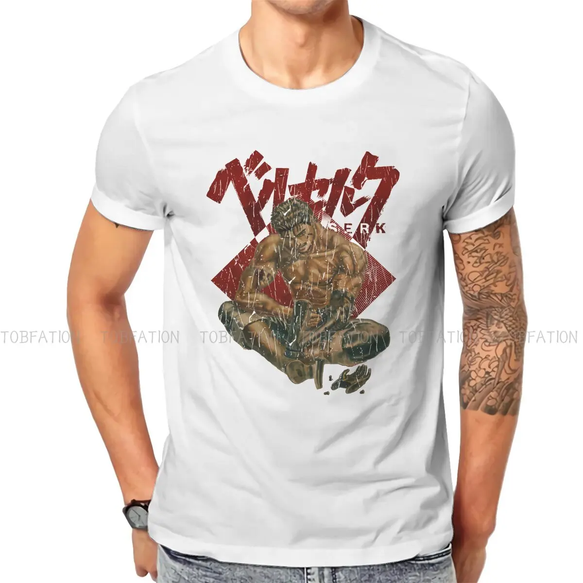 Berserk Guts Griffith Behelit Manga Polyester TShirt RED RETRO Elegant T Shirt Oversized Men Clothes Ofertas Trendy
Berserk Guts Griffith Behelit Manga Polyester TShirt RED RETRO Elegant T Shirt Oversized Men Clothes Ofertas Trendy