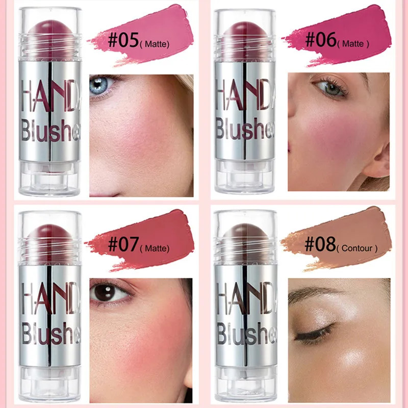 1 Pcs Shimmer Matte Blush Stick Cheek Blushe Face Makeup Highlighter Bronzer Contour Cream Long-lasting Facial Make Up Cosmetics
1 Pcs Shimmer Matte Blush Stick Cheek Blushe Face Makeup Highlighter Bronzer Contour Cream Long-lasting Facial Make Up Cosmetics