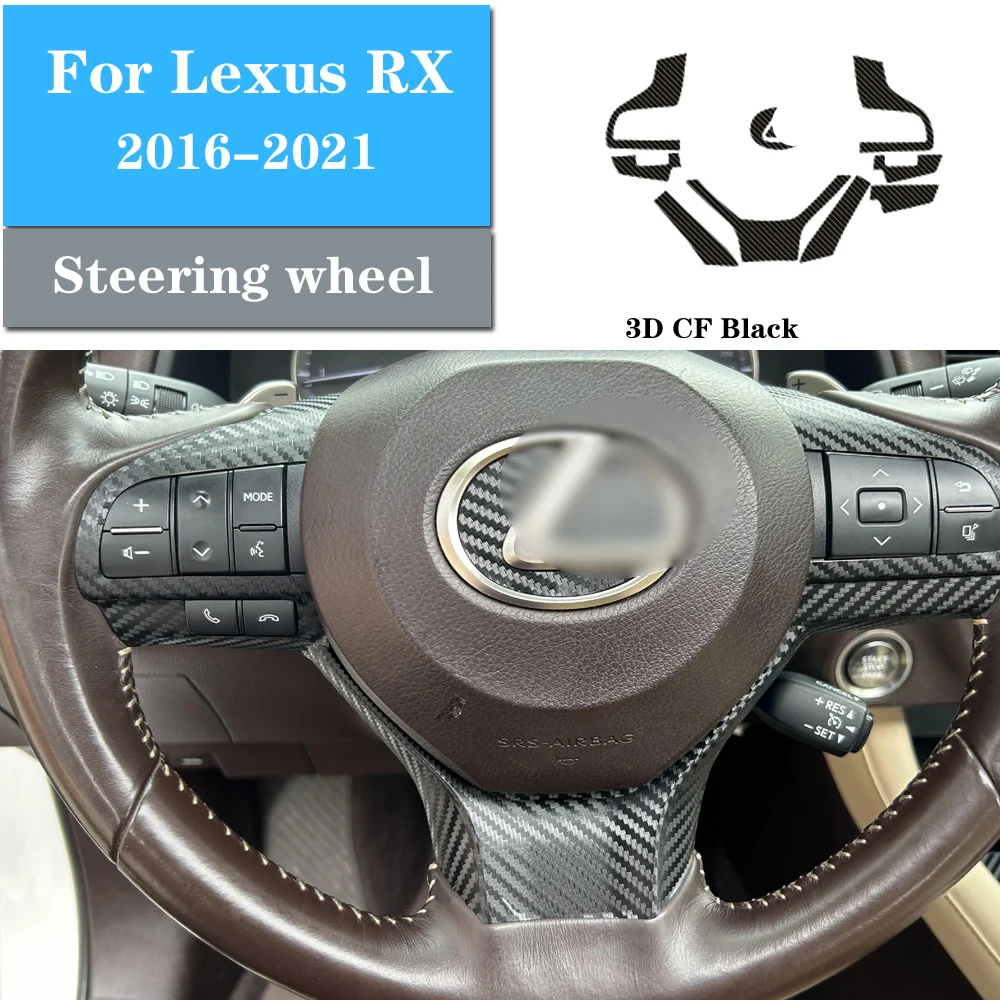 Для Lexus RX300 RX350 RX400 RX500 2016-2021 интерьерные автомобильные наклейки на руль из углеродного волокна Переводные картинки аксессуары для стайлинга автомобиля
Для Lexus RX300 RX350 RX400 RX500 2016-2021 интерьерные автомобильные наклейки на руль из углеродного волокна Переводные картинки аксессуары для стайлинга автомобиля