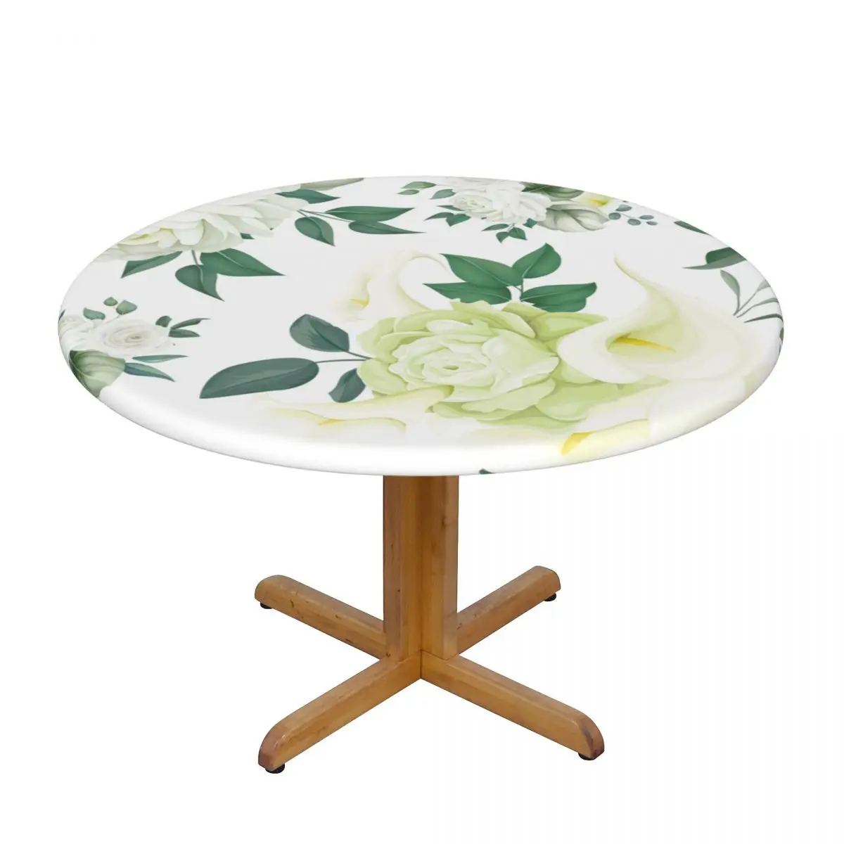 1Pc Waterproof Tablecloths Round Elastic Tablecloth Floral Lily Rose Table Cloth Cover Coffee Table Pad
1Pc Waterproof Tablecloths Round Elastic Tablecloth Floral Lily Rose Table Cloth Cover Coffee Table Pad