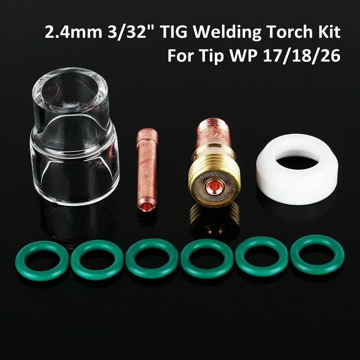 10PC TIG Welding Torch Stubby Gas Lens #12 Cup For WP-17/18/26 2.4mm 3/32\" Welding Equipment Accessories
10PC TIG Welding Torch Stubby Gas Lens #12 Cup For WP-17/18/26 2.4mm 3/32\" Welding Equipment Accessories