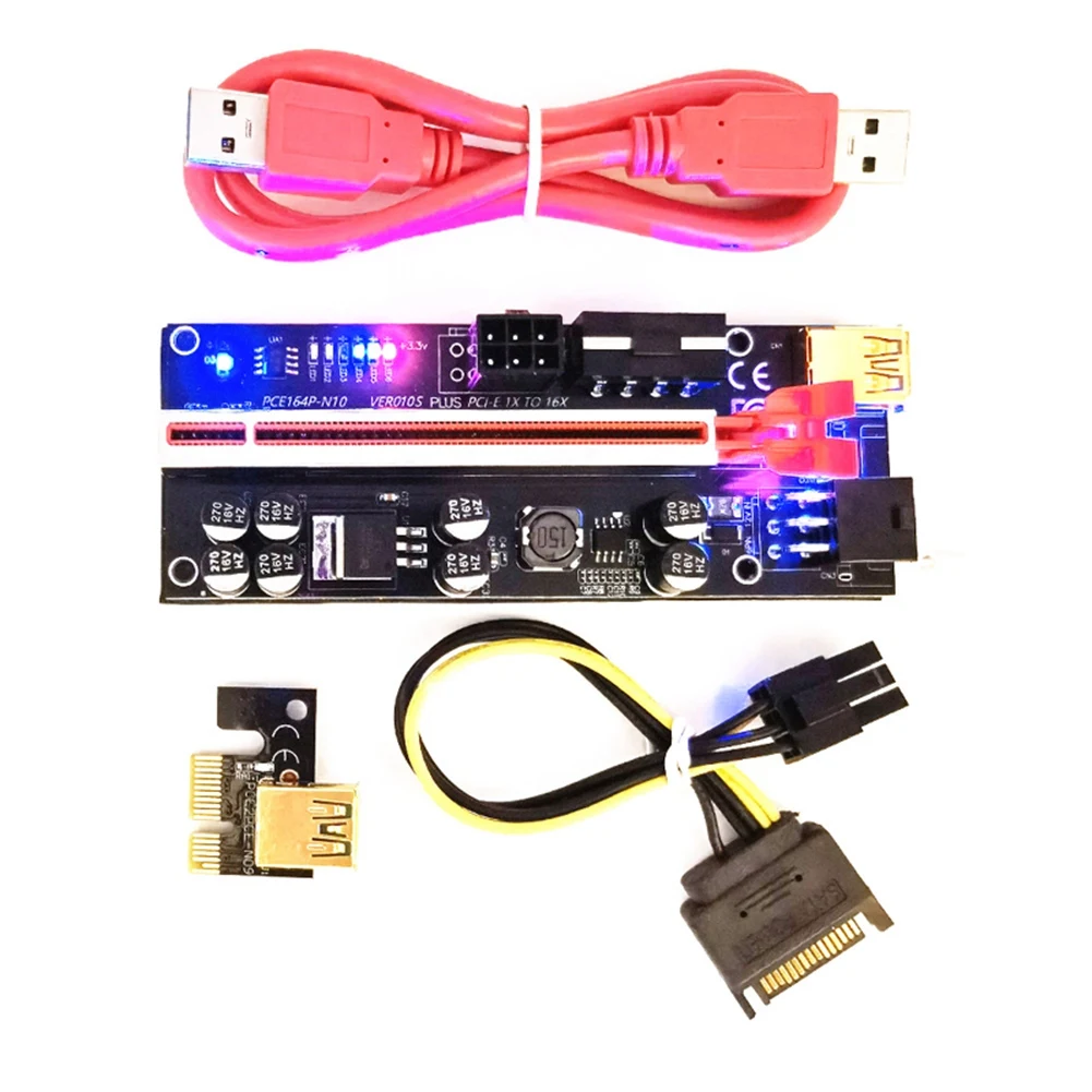 10 шт. Райзер USB 3,0 PCI-E Райзер VER010S Экспресс-кабель Райзер для видеокарты X16 Райзер PCIE Райзер карта для майнинга красный
10 шт. Райзер USB 3,0 PCI-E Райзер VER010S Экспресс-кабель Райзер для видеокарты X16 Райзер PCIE Райзер карта для майнинга красный