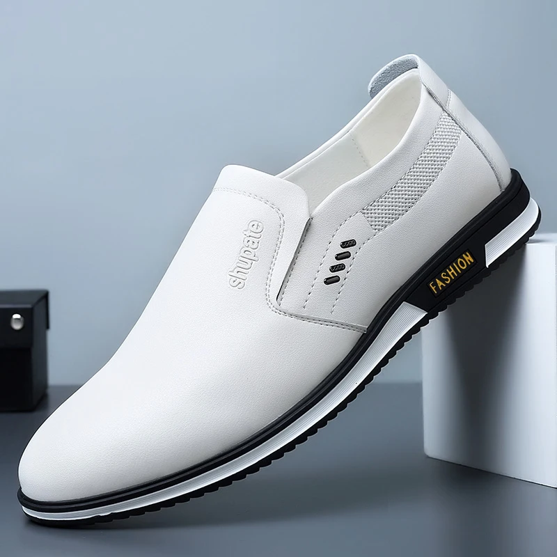 Men 2022 New Summer Little White Shoes Leather All-Match British One-Legged Casual Soft Sole Leather Shoes Men
Men 2022 New Summer Little White Shoes Leather All-Match British One-Legged Casual Soft Sole Leather Shoes Men