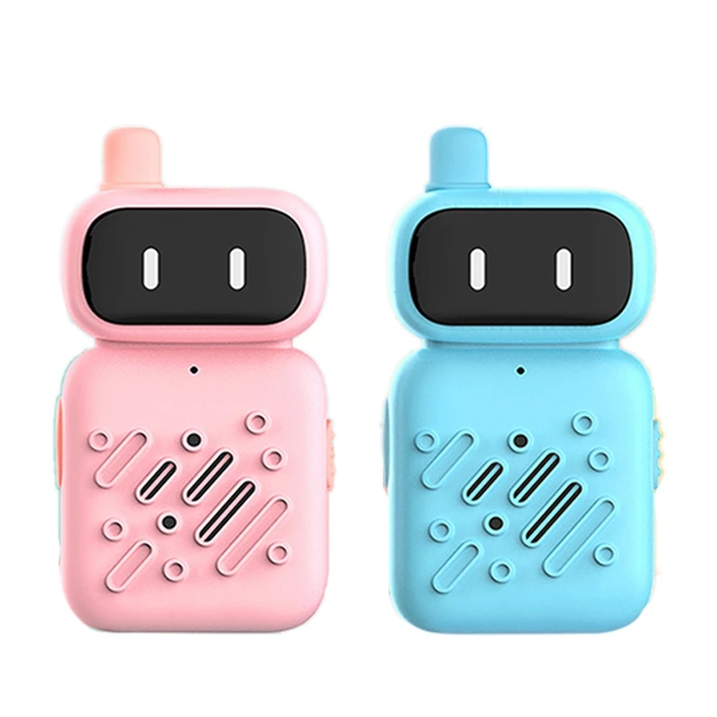 

2Pcs Kids Walkie Talkie With Lanyards Family Home Interactive Toy Transceiver Flashlight Interphone Gifs For Boys Girls