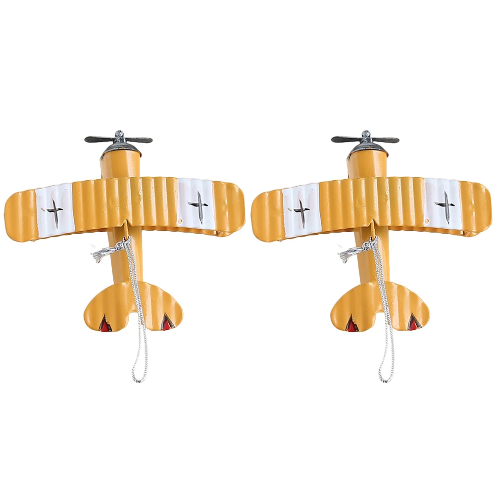 2pcs Vintage Airplane Model Hanging Tree Ornament Biplane Pendant for Boys Room Photo Props Desktop Decoration
2pcs Vintage Airplane Model Hanging Tree Ornament Biplane Pendant for Boys Room Photo Props Desktop Decoration