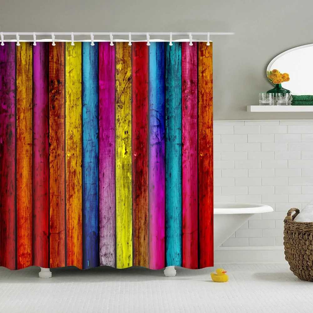 Vintage Wooden Door Retro Style Bathroom Shower Curtain Fabric Waterproof Polyester Shower Curtain With Hook
Vintage Wooden Door Retro Style Bathroom Shower Curtain Fabric Waterproof Polyester Shower Curtain With Hook