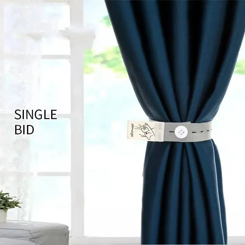 1Pc Curtain Tieback Brief High Quality Elastic Holder Hook Buckle Clip Pretty and Fashion Polyester Decorative Home Accessorie
1Pc Curtain Tieback Brief High Quality Elastic Holder Hook Buckle Clip Pretty and Fashion Polyester Decorative Home Accessorie