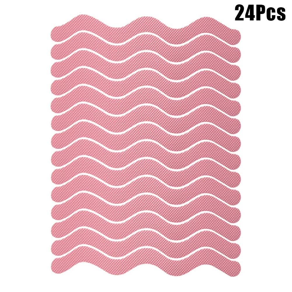 24pcs Anti Slip Strips S Wave-shaped Shower Stickers Colored Non Slip Bath Safety Strips For Bathtub Shower Stairs Floor Home
24pcs Anti Slip Strips S Wave-shaped Shower Stickers Colored Non Slip Bath Safety Strips For Bathtub Shower Stairs Floor Home