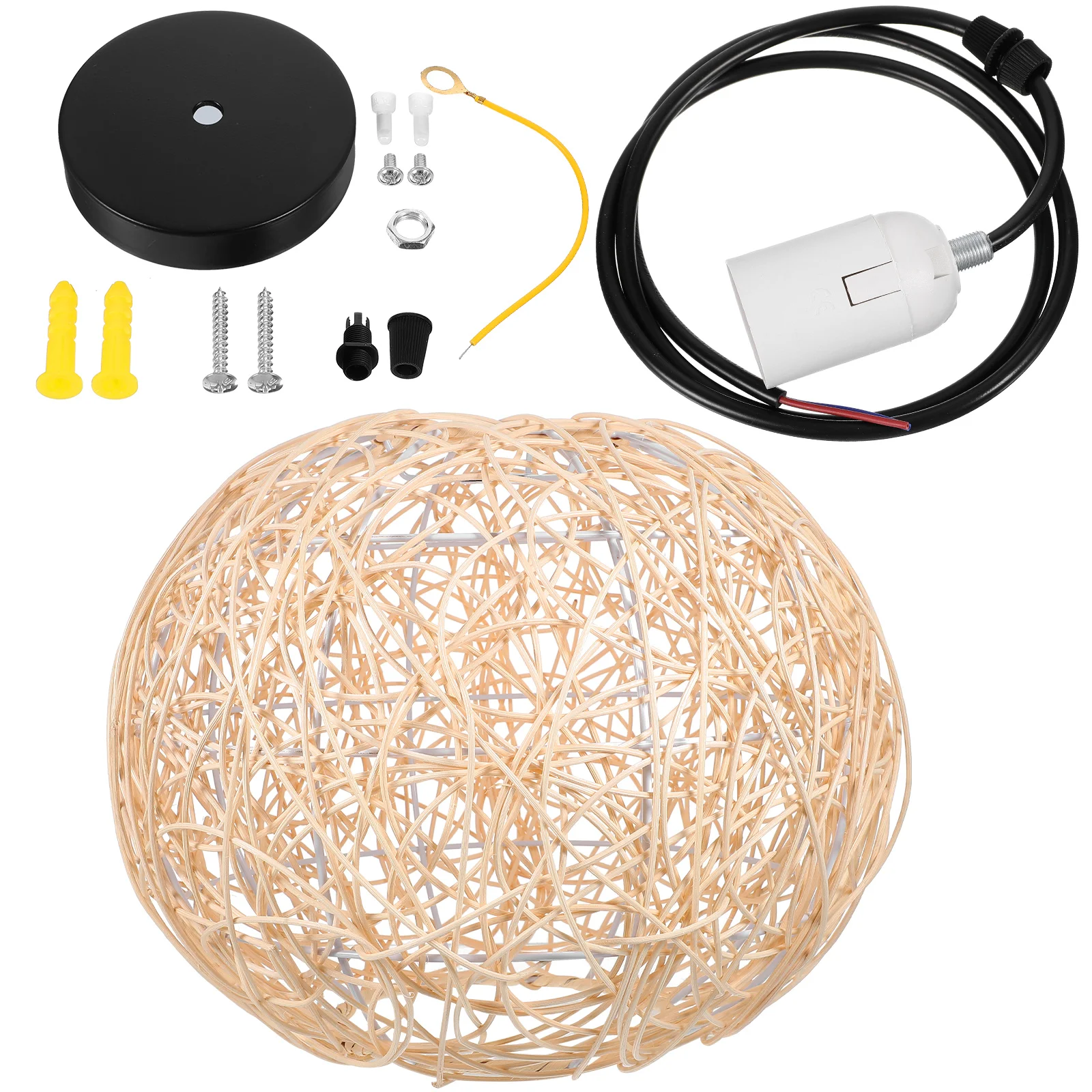 Pendant Lamp Shade Woven Chandelier Personality Kitchen Light Fixtures Ceiling Hanging Rattan Lampshade Lights
Pendant Lamp Shade Woven Chandelier Personality Kitchen Light Fixtures Ceiling Hanging Rattan Lampshade Lights