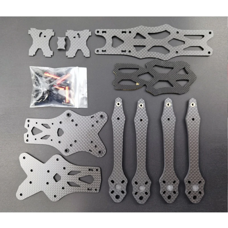 Racing Aircraft Frame Carbon Fiber Toothpick Frame Kit for apex FPV Freestyle FPV Flight Models Quadcopter Frame H8WD
Racing Aircraft Frame Carbon Fiber Toothpick Frame Kit for apex FPV Freestyle FPV Flight Models Quadcopter Frame H8WD
