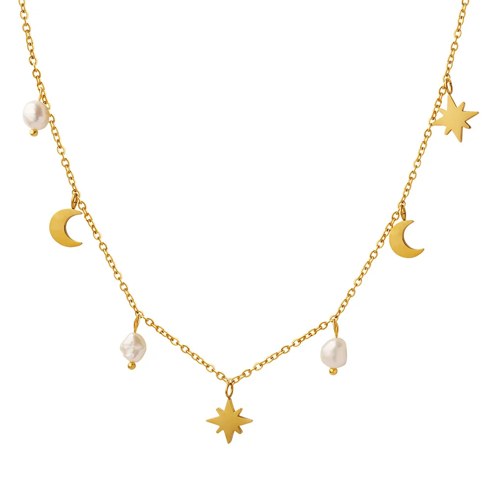 Fashion Simple Freshwater Pearl Chokers Vintage Antique Stainless Steel Necklace For Women Wholesale Items With Free Shipping
Fashion Simple Freshwater Pearl Chokers Vintage Antique Stainless Steel Necklace For Women Wholesale Items With Free Shipping