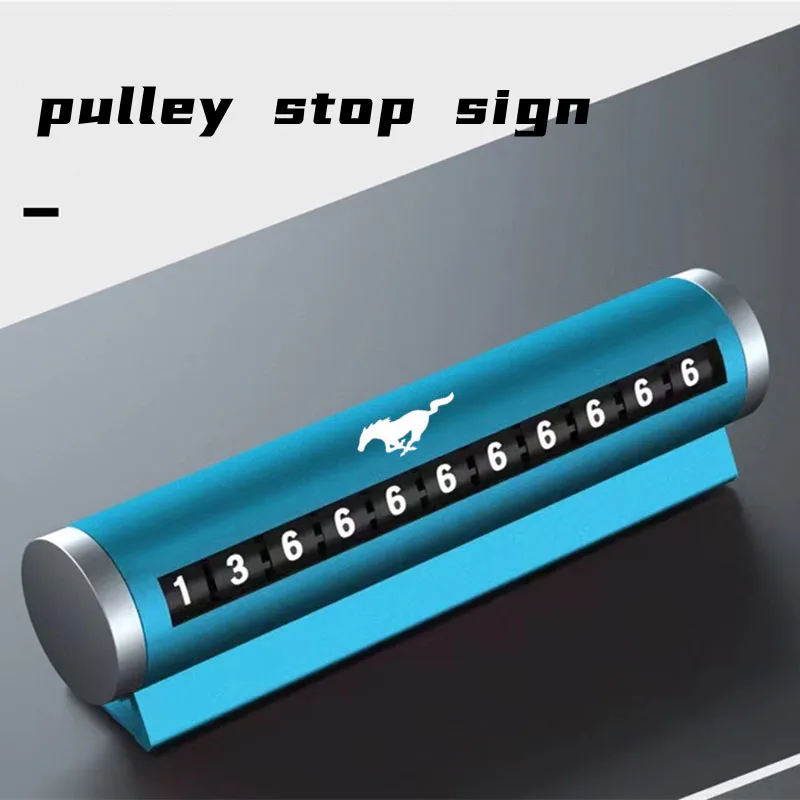 For MUSTANG Car Metal Temporary Parking Card Rotate Phone Number Plate Aluminum Stickers Park Stop Auto Accessories
For MUSTANG Car Metal Temporary Parking Card Rotate Phone Number Plate Aluminum Stickers Park Stop Auto Accessories