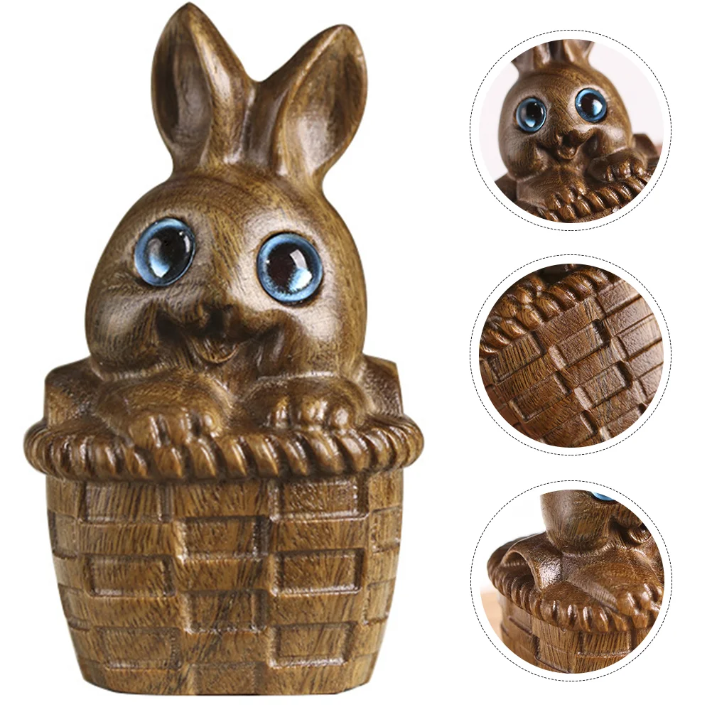 Rabbit Bunny Statue Ornaments Figurine Animal Figurines Wood Miniature Zodiac Year 2023 Carving Decoration Wooden New
Rabbit Bunny Statue Ornaments Figurine Animal Figurines Wood Miniature Zodiac Year 2023 Carving Decoration Wooden New