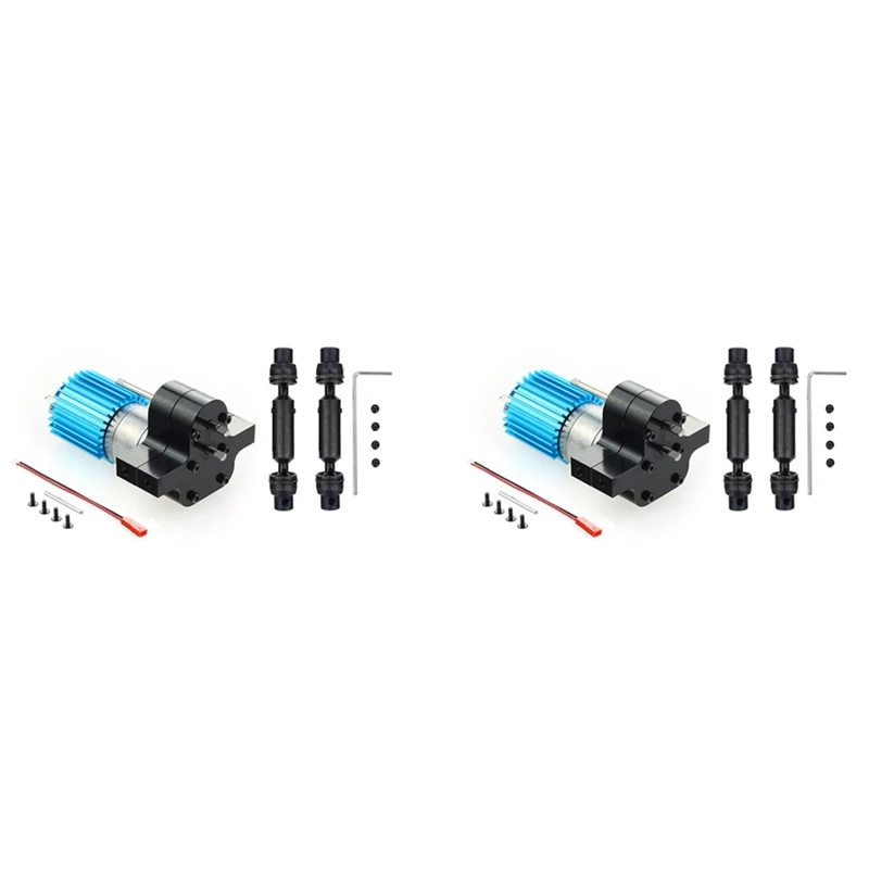 2X Metal 370 Motor Gearbox Gear Box With Drive Shaft For WPL C14 C24 B24 B36 MN D90 MN99S RC Car Upgrade Accessories,2
2X Metal 370 Motor Gearbox Gear Box With Drive Shaft For WPL C14 C24 B24 B36 MN D90 MN99S RC Car Upgrade Accessories,2