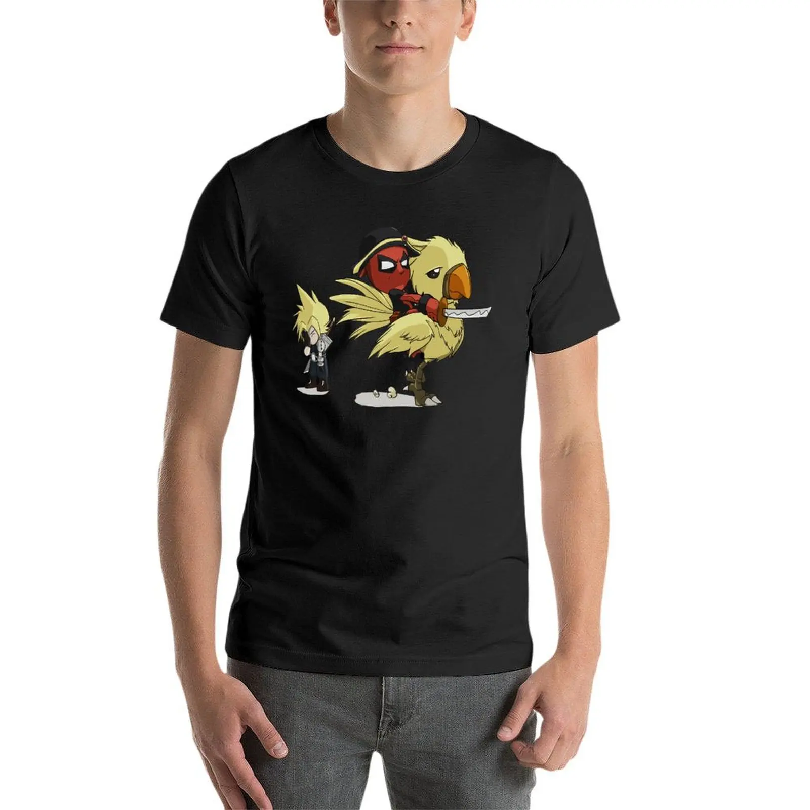 Deadpool Final Fantasy Riding Chocobo Funny Oversized T-Shirt Personalized Men'S Clothes 100% Cotton Streetwear Big Size Top Tee
Deadpool Final Fantasy Riding Chocobo Funny Oversized T-Shirt Personalized Men'S Clothes 100% Cotton Streetwear Big Size Top Tee