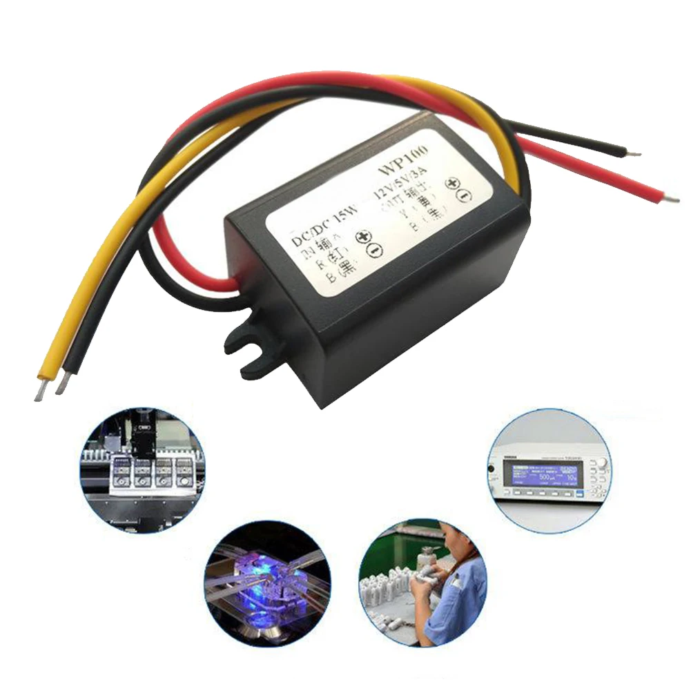 Brand New Car Power Module Vehicle Converter Epoxy Resin Potting 12V To 5V Dust-proof Moisture-proof Shock-proof
Brand New Car Power Module Vehicle Converter Epoxy Resin Potting 12V To 5V Dust-proof Moisture-proof Shock-proof