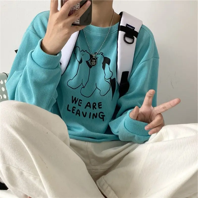 New Sweatshirts Women Harajuku BF Cartoon Spring Autumn Ladies Streetwear Pullovers Long-sleeved O-Neck Fashion Casual Simple
New Sweatshirts Women Harajuku BF Cartoon Spring Autumn Ladies Streetwear Pullovers Long-sleeved O-Neck Fashion Casual Simple