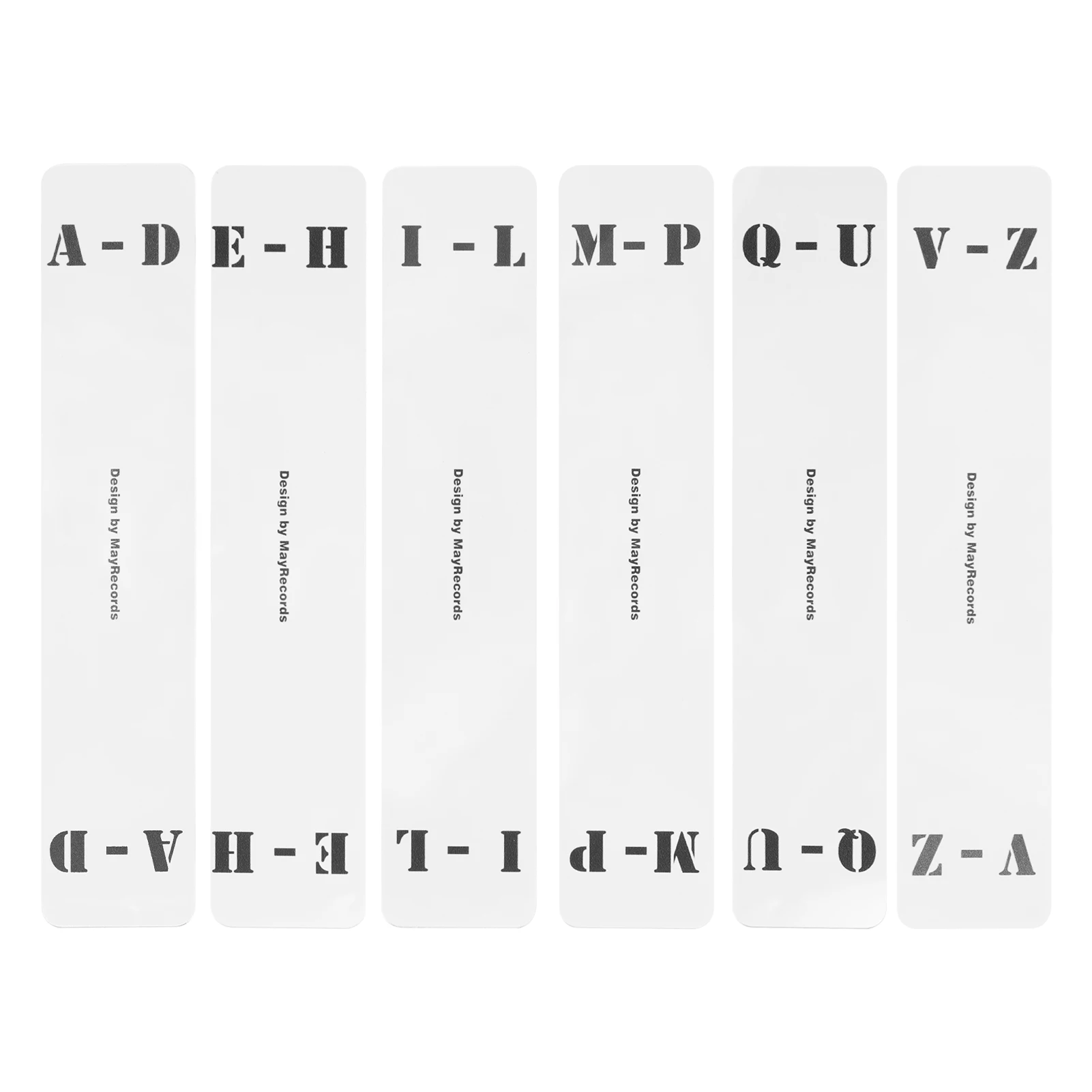 6pcs Acrylic Practical Divider Alphabet Tab Transparent Music Vinyl A-Z Classification Card Label Tag Sorting Index
6pcs Acrylic Practical Divider Alphabet Tab Transparent Music Vinyl A-Z Classification Card Label Tag Sorting Index