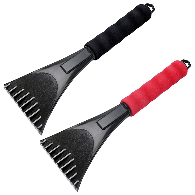 Ice Scrapers for Car Windshield 2 Pack, Snow Scraper with Foam Handle, Frost Snow Removal Brush for Car
Ice Scrapers for Car Windshield 2 Pack, Snow Scraper with Foam Handle, Frost Snow Removal Brush for Car